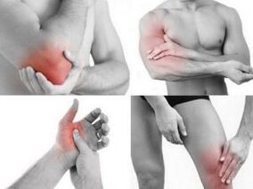 durere la nivelul articulațiilor brațelor și picioarelor